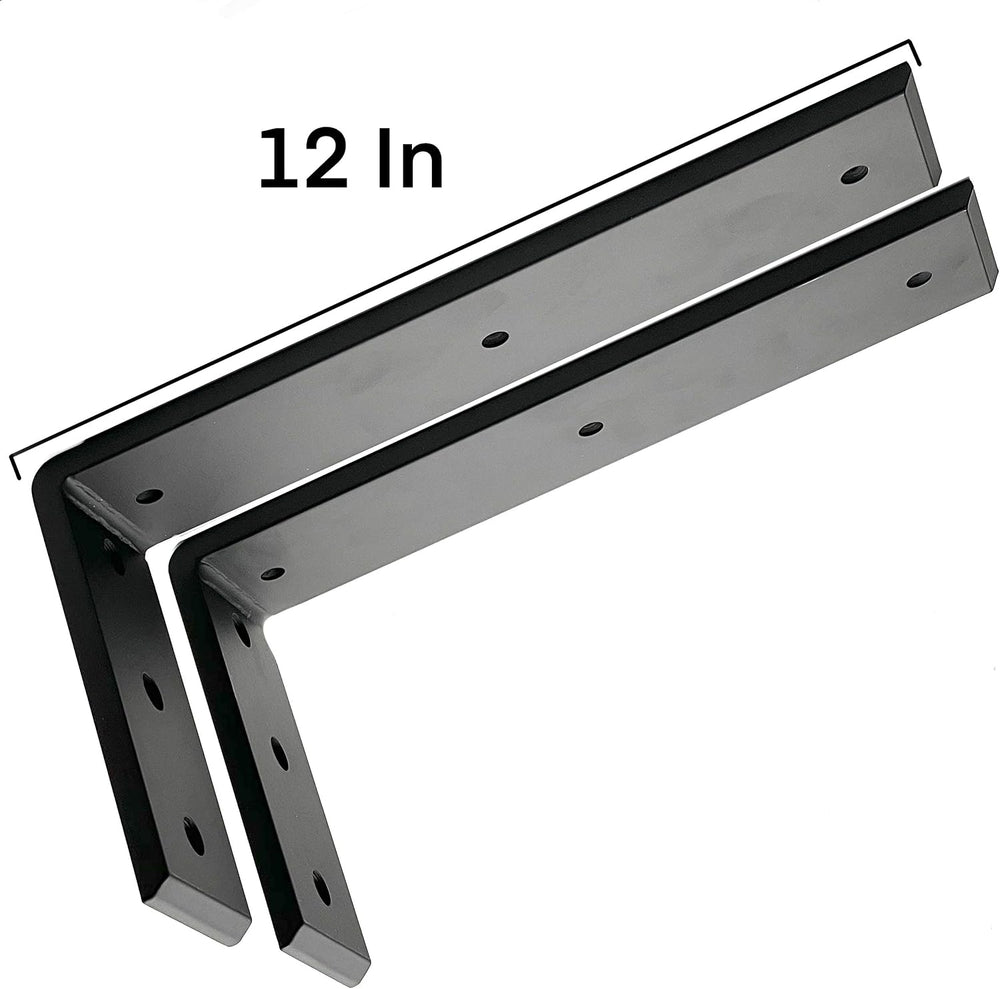 Dmax Heavy Duty L Brackets for Shelves, Countertop Brackets, Wall Shelf Brack...