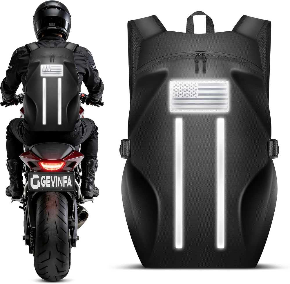 Motorcycle Backpack, Waterproof Helmet Backpack