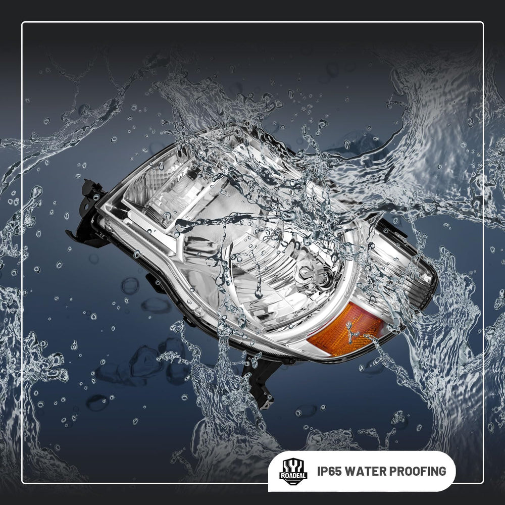 Headlights W/Bulbs for 2005 2006 2007 2008 2009 2010 2011 Toyota Tacoma Halog...