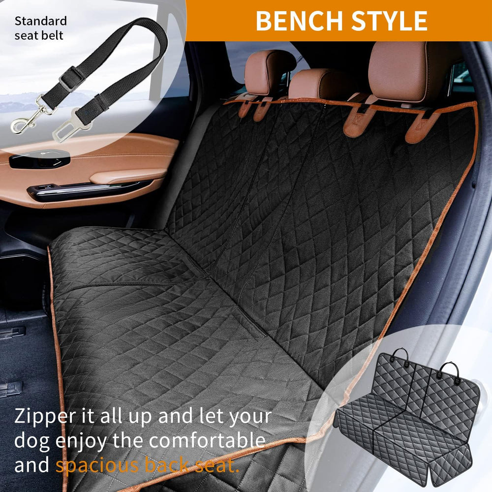 IVY&LANE Dog Car Seat Cover for Back Seat,Conversible 2-in-1 Waterproof F...