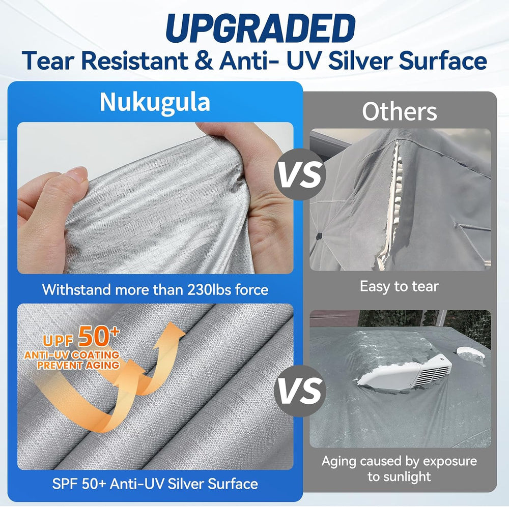 Oxford Fabric Pop Up Folding Camper Cover 14'-16' Super Waterproof Te...