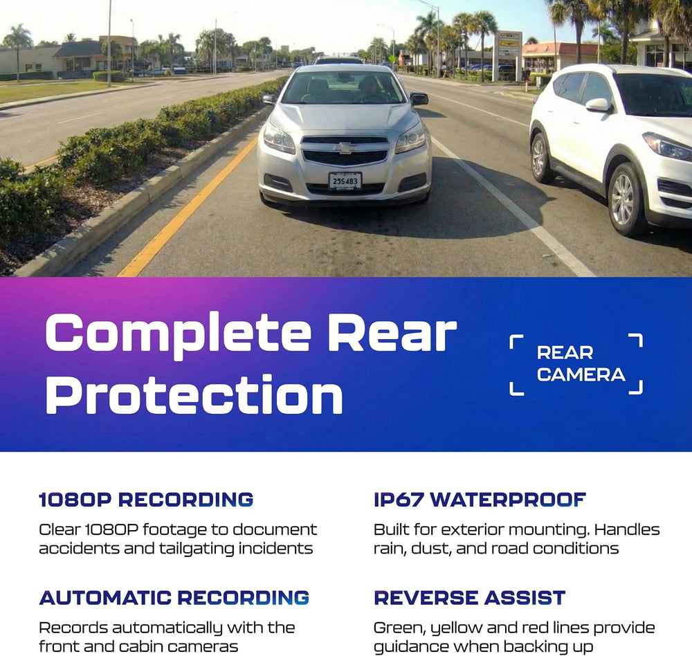 AZDOME PG17 2CH Mirror Dash Cam 4K - 12" Touch Screen - 24H Parking Mode...