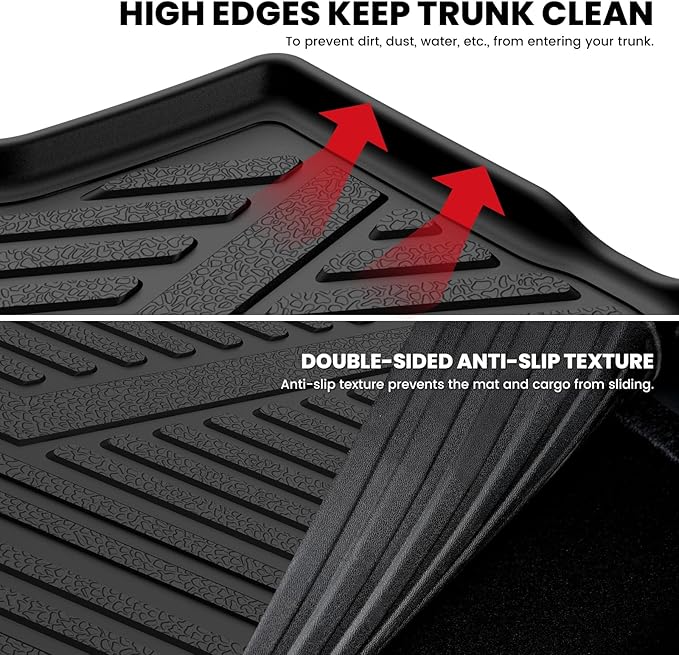 LASFIT Cargo Mat for Volkswagen Atlas Cross Sport 2020-2025, Custom Fit