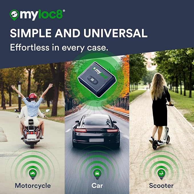 GPS Tracker for Vehicles with Magnet – 4G LTE Real-Time Location Device with App