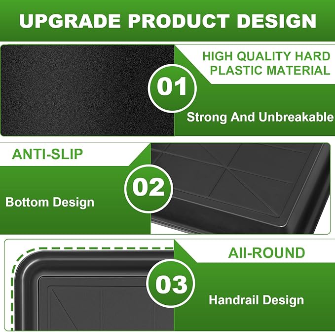 3 Pcs Extra Large Oil Drip Pan for Under Car