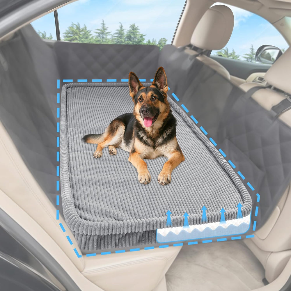 Dog Car Bed, Non-Slip Backseat Extender Pet Mat 50"x24.6"x2"