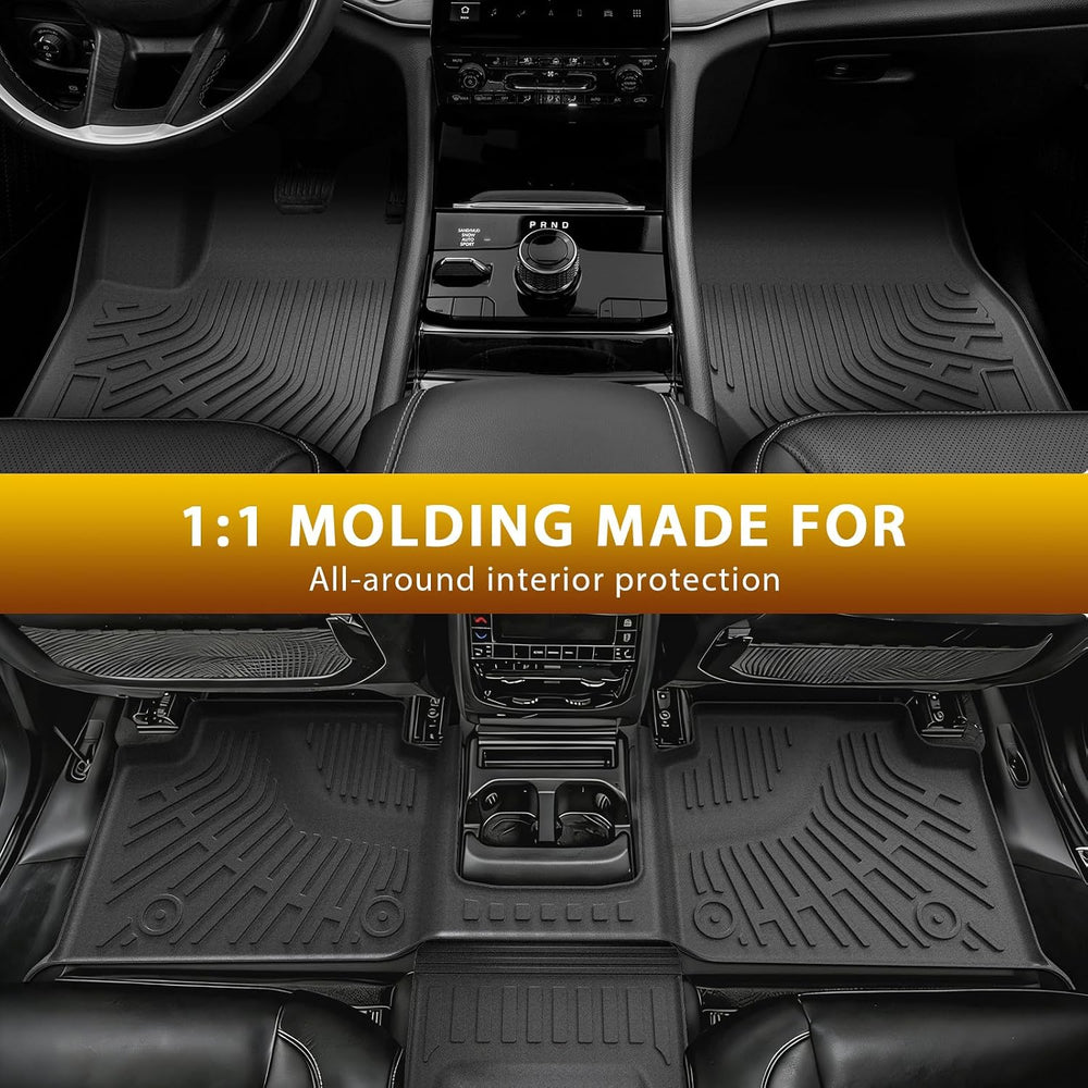 Powerty Floor Mats Cargo Liner for Jeep Grand Cherokee L 2021-2027(6-Seater w...
