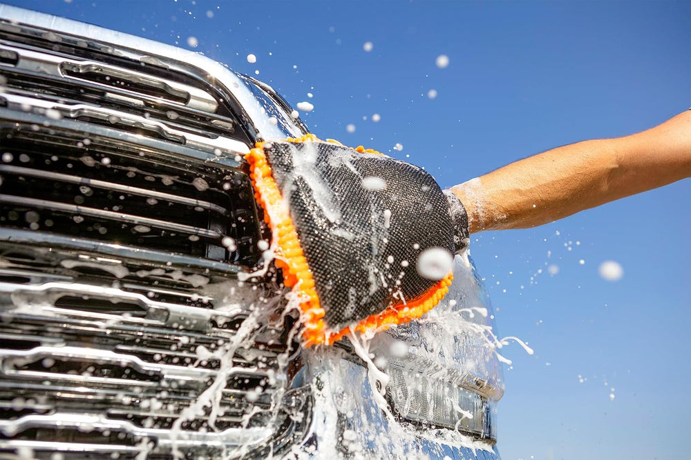 Car & RV Wash Brush Kit with 48-144״ Long Extendable Handle