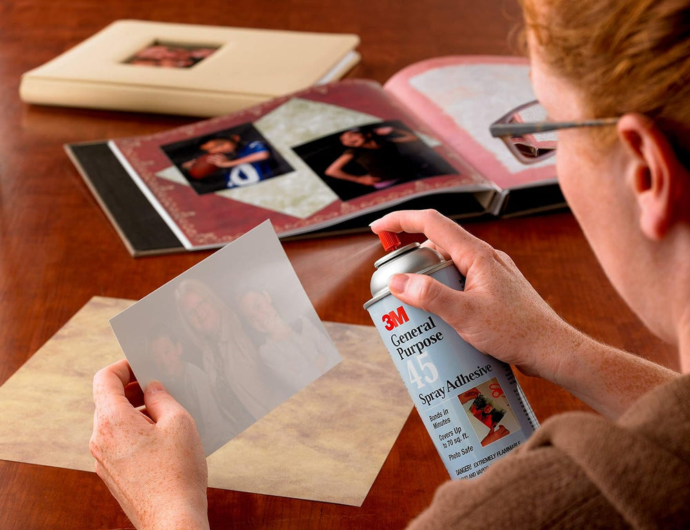3M Hi-Strength Spray Adhesive 90, 14.6 oz., Industrial Strenght Spray Glue, D...