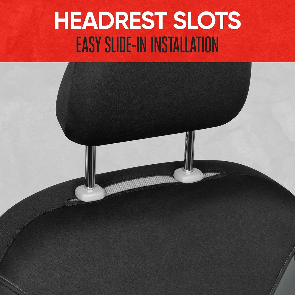 Motor Trend SpillGuard Seat Covers for Cars Trucks SUV – Gray Seat Covers wit...
