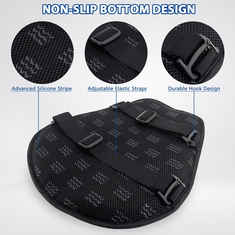 AEROiVi Airflow Pro Motorcycle Seat Pad โ Ultra-Breathable 3D Mesh & Quic...