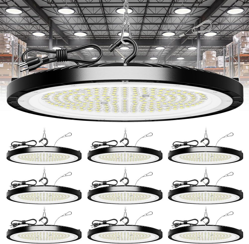 150W UFO LED High Bay Light 22500LM 5000K High Bay Shop Lighting