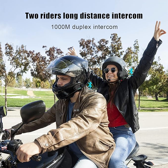 FreedConn TCOM VB Motorcycle Helmet Bluetooth Headset, Motorcycle Communication