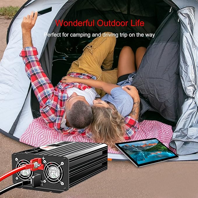 Xijia 1500W LCD-Dispaly 48v to 120v Pure sine Wave 60HZ Solar Inverter