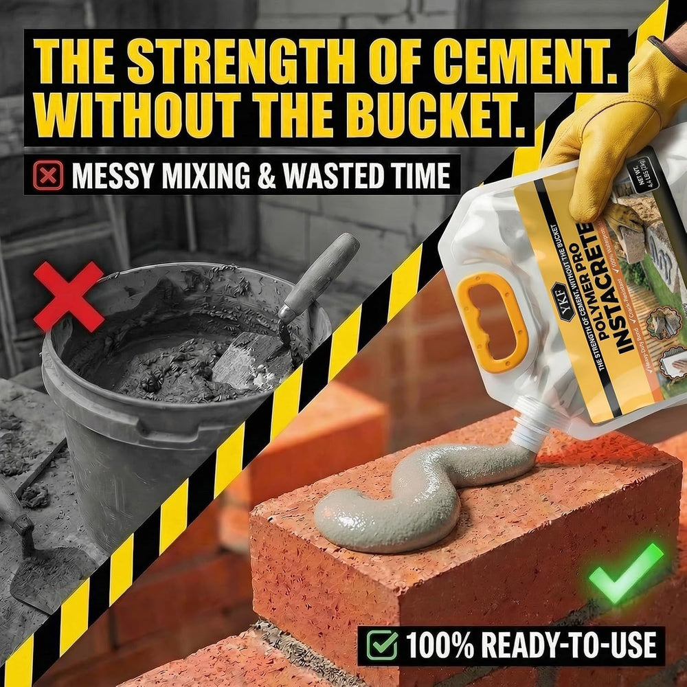 YKF Ready-to-Use Polymer Cement Adhesive Paste, Pre-Mixed Mortar Alternative ...
