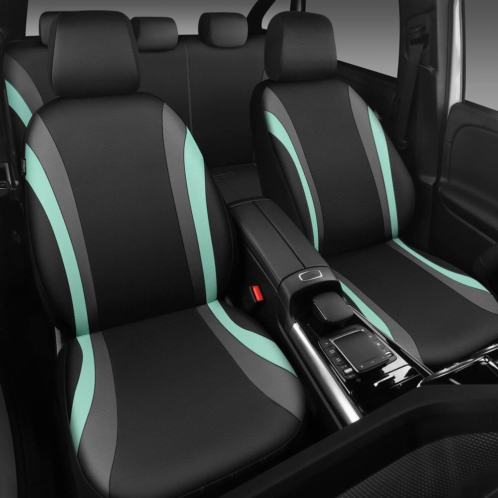 CAR PASS EVA Waterproof Car Seat Covers Full Set, Mint Seat Covers for Cars,A...