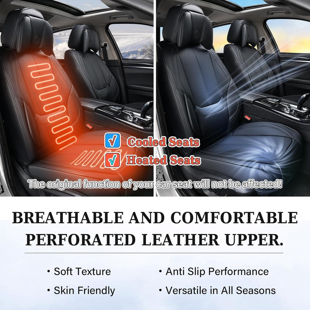 Coverado Universal Seat Covers Front, 2-Pack Universal Seat Covers for Cars, ...