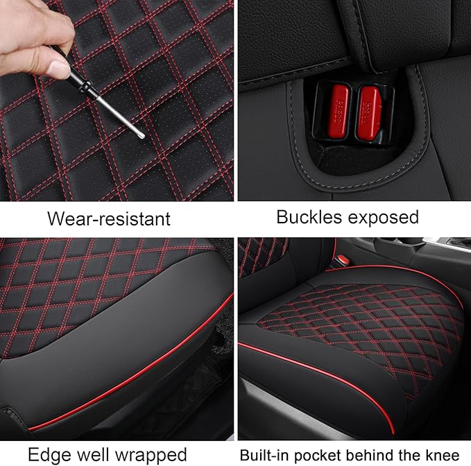 MIROZO Car Seat Covers for Toyota Rav4, Waterproof Rav4 Seat Covers Compatible