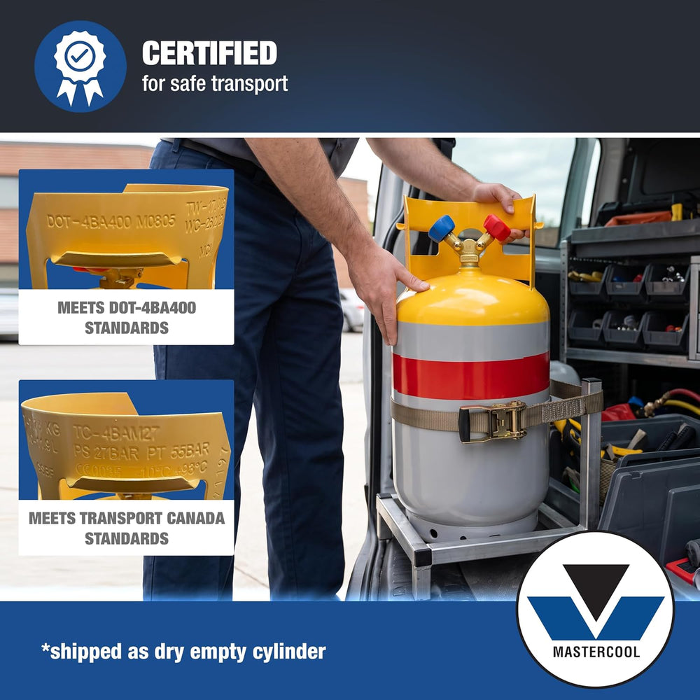 Mastercool 62010-A2L 30 lb A2L Recovery Cylinder, No Refrigerant Included