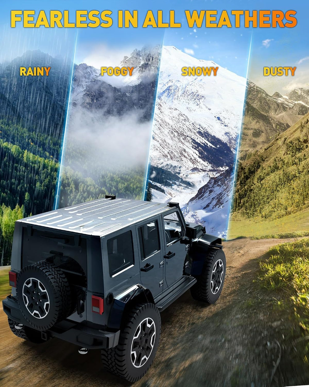 NAOEVO 7 Inch LED Light Bar, White Off Road/Fog Lights with 2-Lead Harness