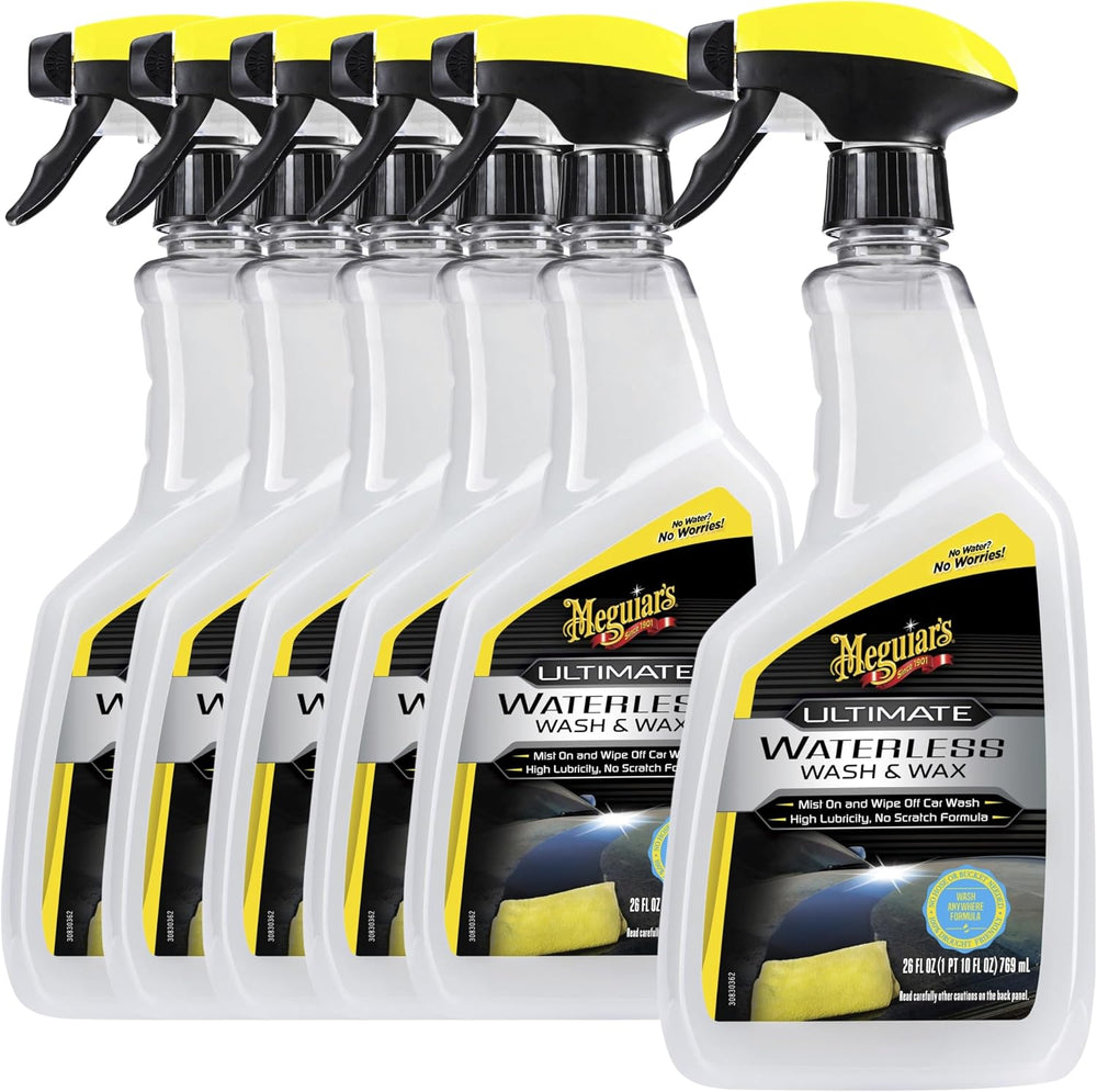 Meguiar's G3626 Ultimate Waterless Wash & Wax - 26 Oz Spray Bottle, 6...
