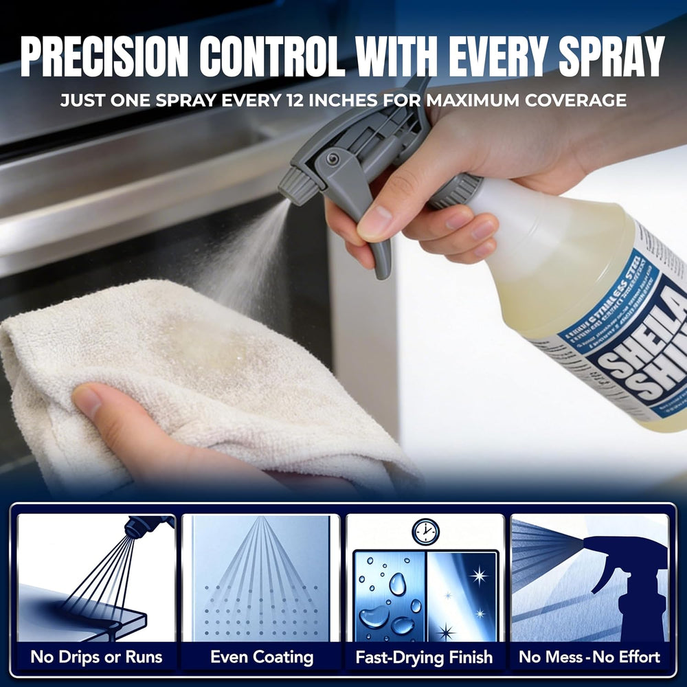 Sheila Shine 1 Quart Stainless Steel Cleaner and Polish - Cleans, Polishes &a...