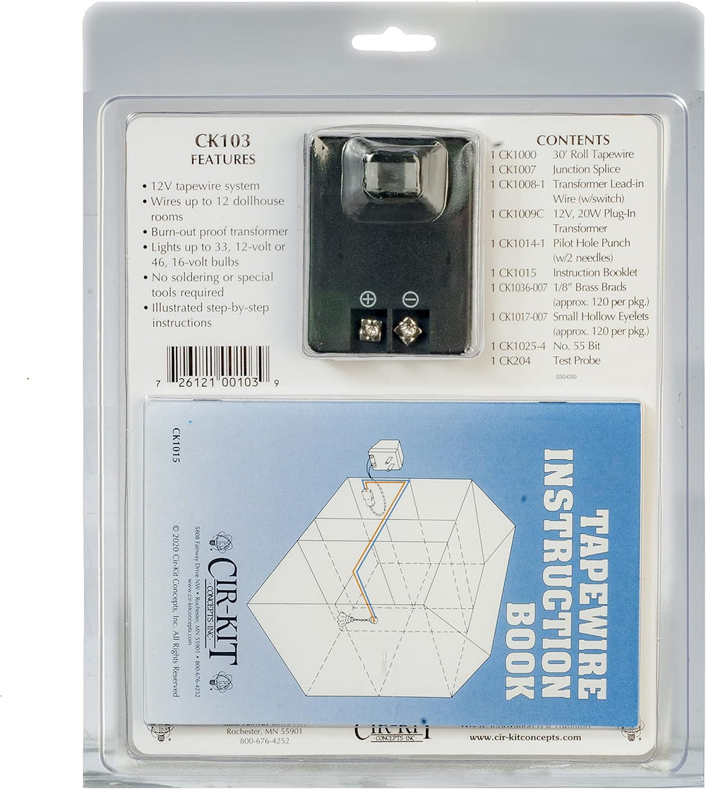Dollhouse Miniature Large House Wiring Kit