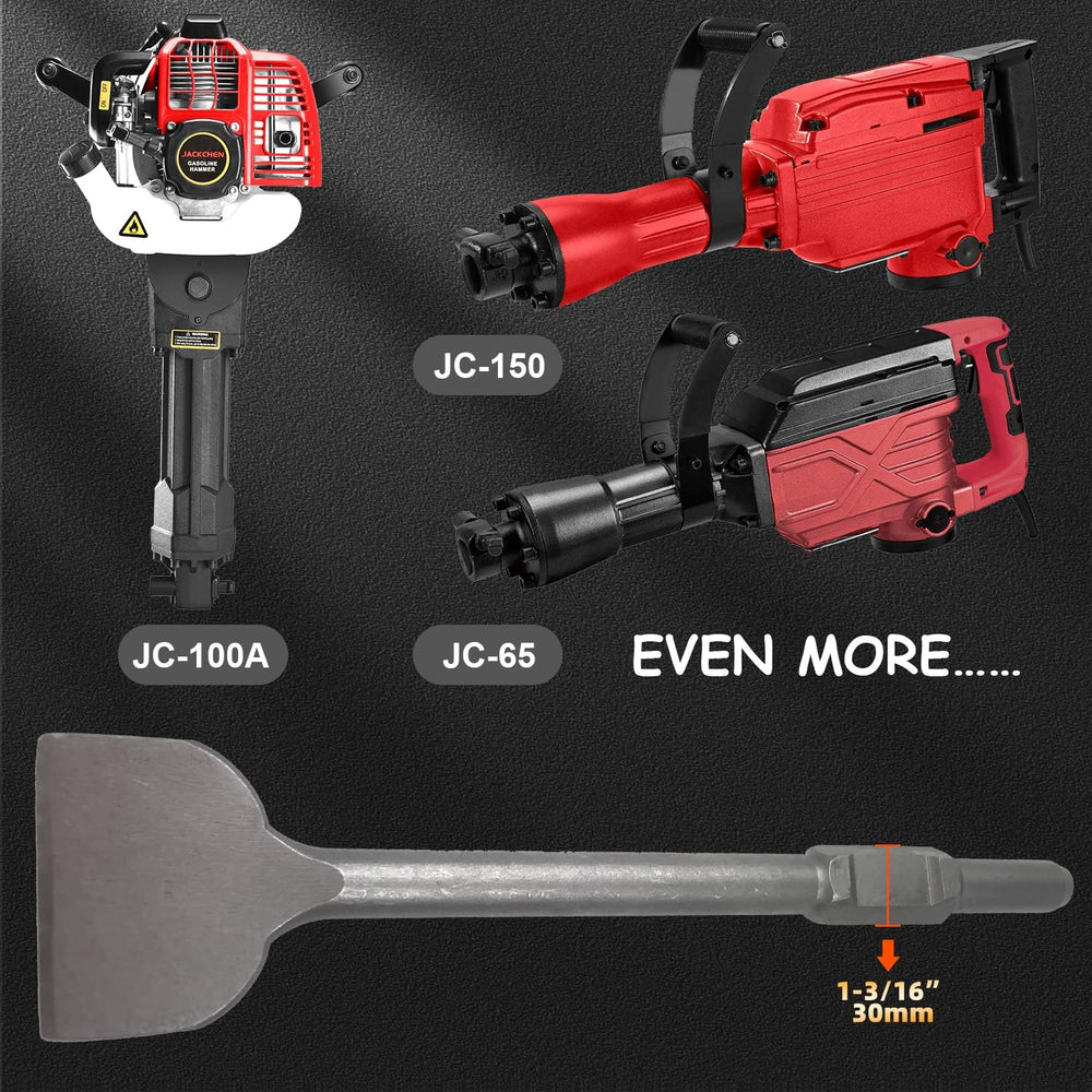 JACKCHEN 4 Inch Wide Tile & Removing Tile and Stone Chisel for hex.30mm D...
