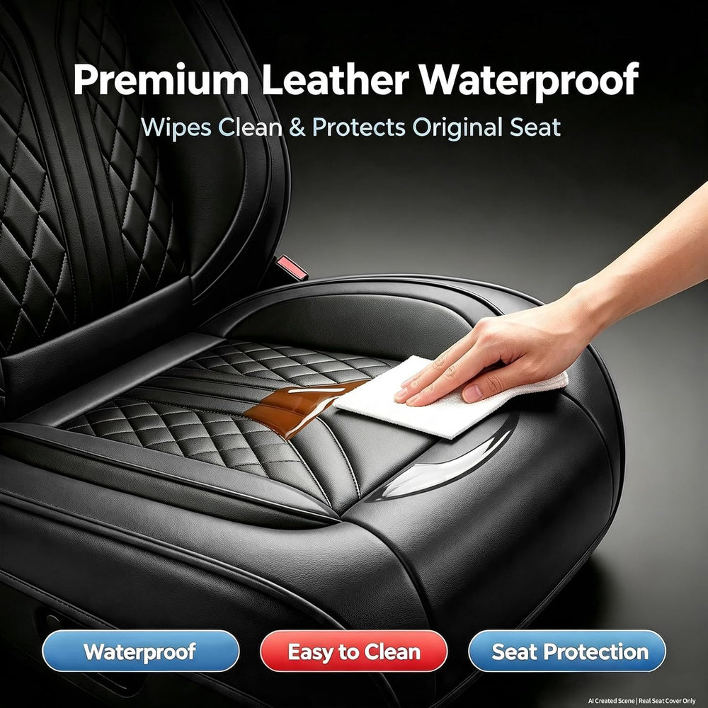 for GMC Terrain 2010-2027 Custom Fit Car Seat Covers, Black