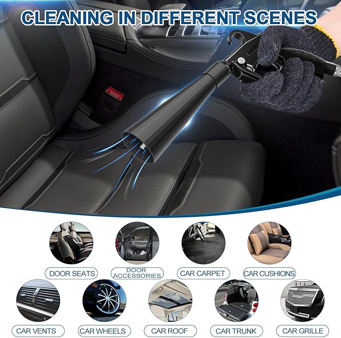 Detailing Car Cleaning Gun Interior Dryer Air Blow Gun, High Pressure Blower Gun