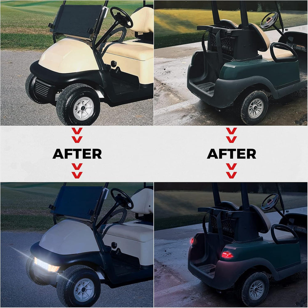 KEMIMOTO Deluxe Light Kit Compatible with Club Car Precedent 2004-Up