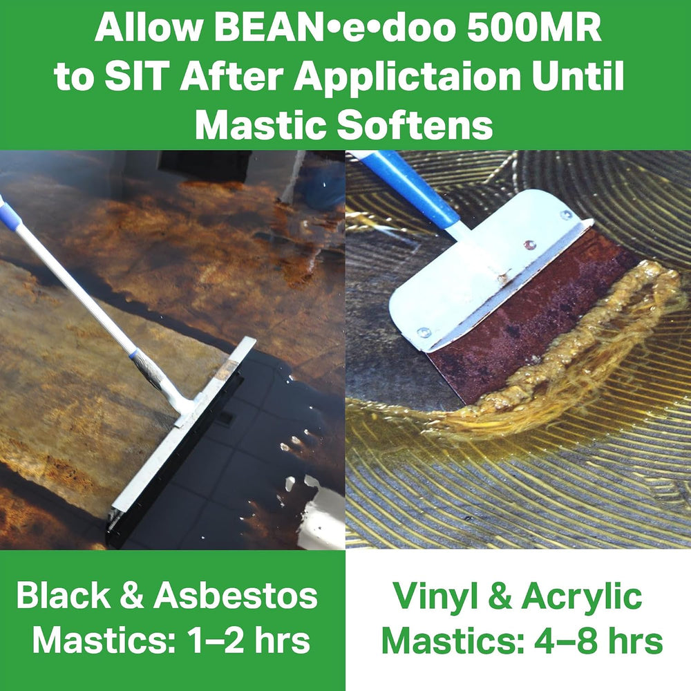 Blue Bear 500MR: BEAN-e-doo Mastic and Adhesive Remover for Concrete 1 Gal