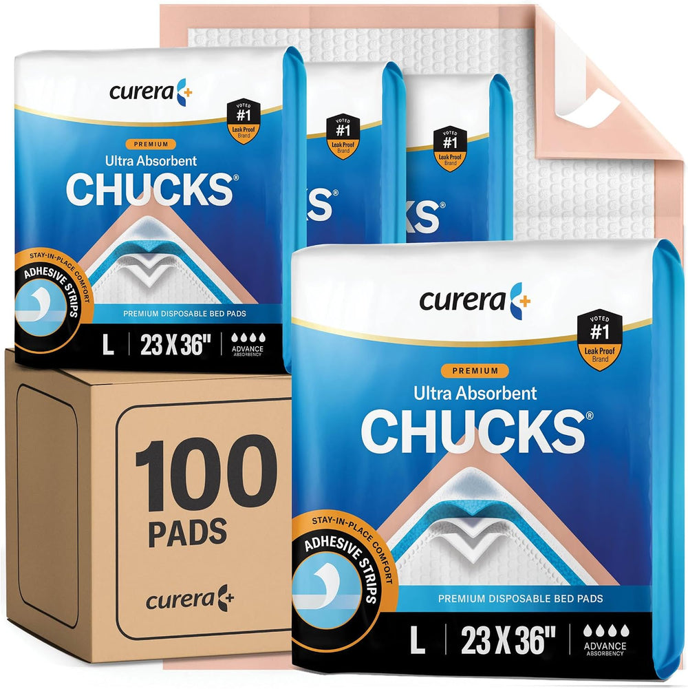 Chucks® Premium Disposable Underpads 23”x36” Ultra Super Absorbent Chux Incon...