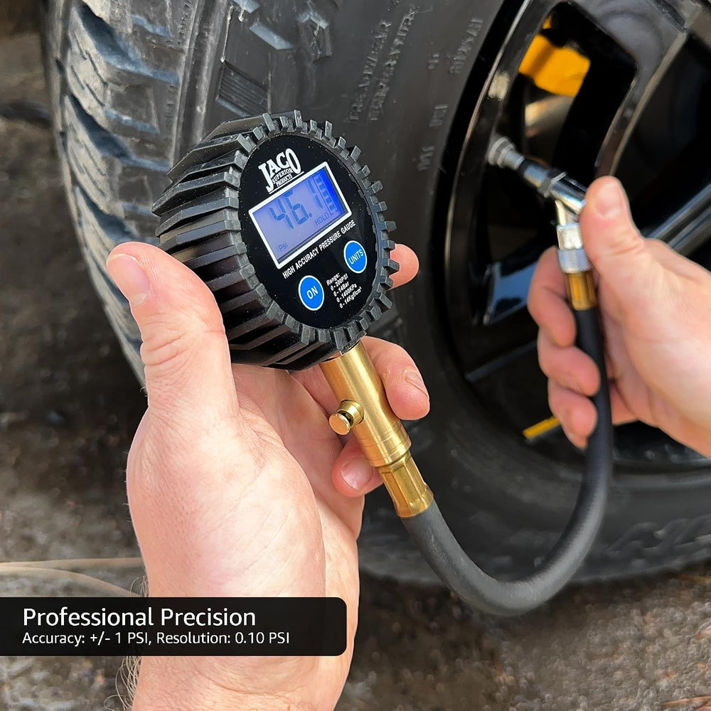 JACO Superior Products ElitePro Digital Tire Pressure Gauge - Professional Ac...
