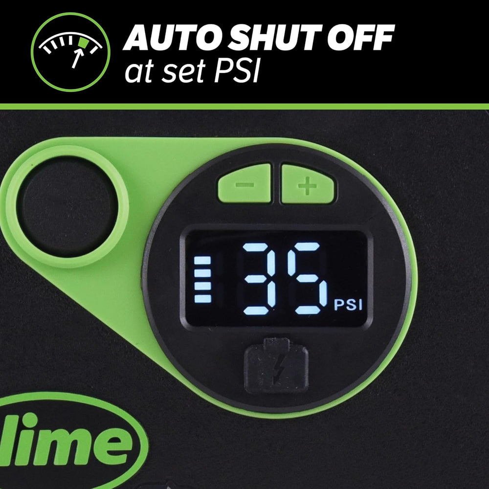 Slime 40085 Tire Inflator, Cordless, Multi-Purpose, Portable Air Compressor P...