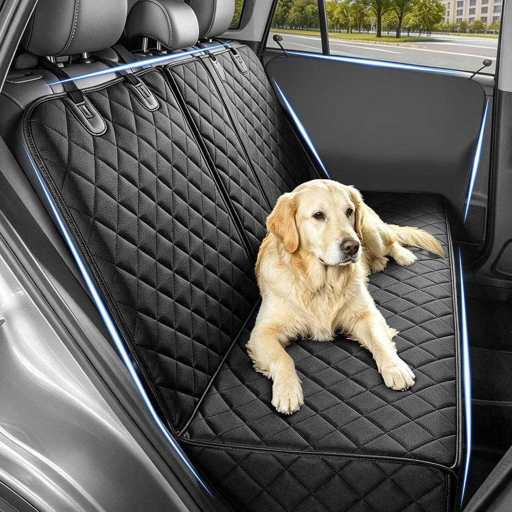 Scratchproof Pet Bench Seat Covers and Door Cover for Cars, SUVs