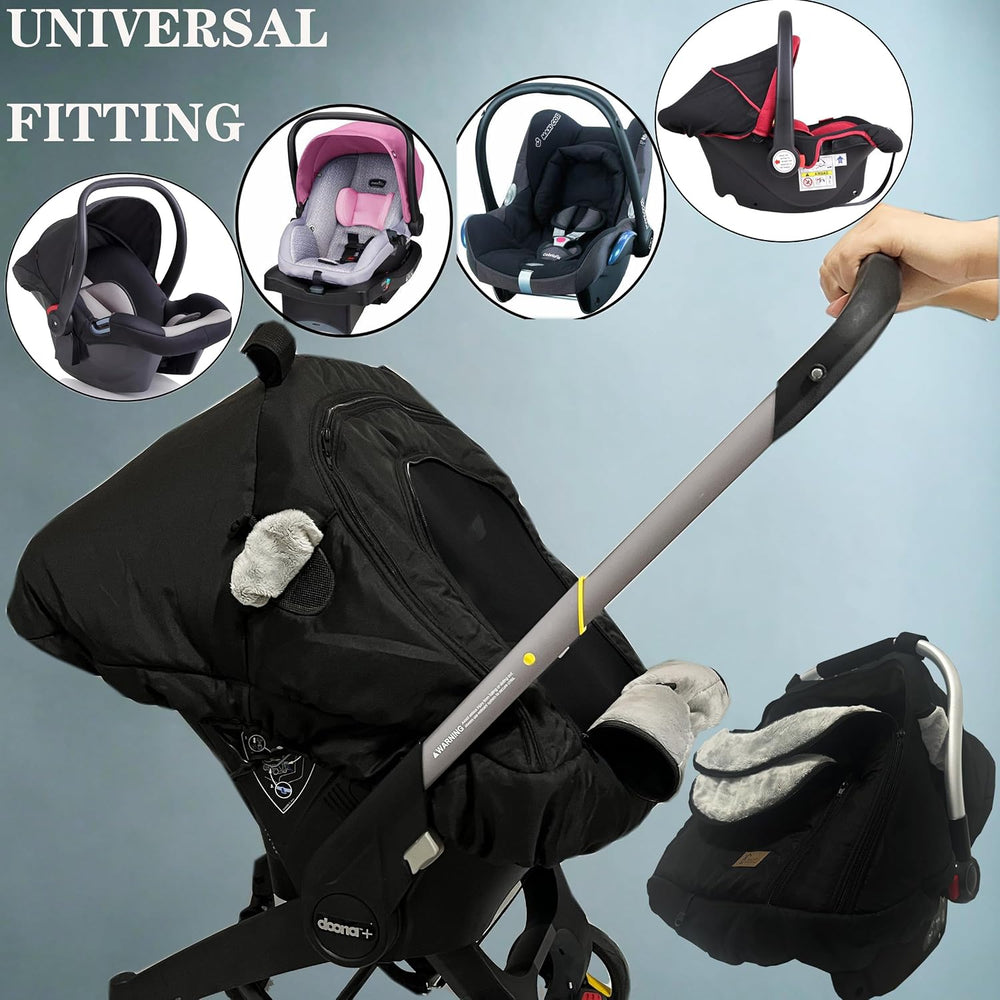 Car Seat Cover for Babies Winter Waterproof Seat Covers Canopy Universa Fit