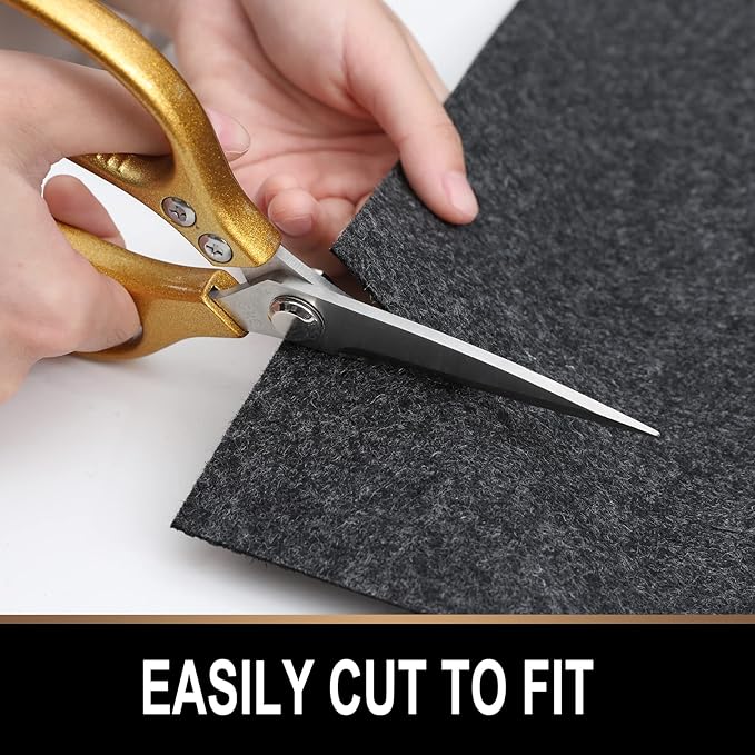 Oil Spill Mat, 7.4 x 20 Ft, Premium Absorbent Oil Pad. Contains Liquids