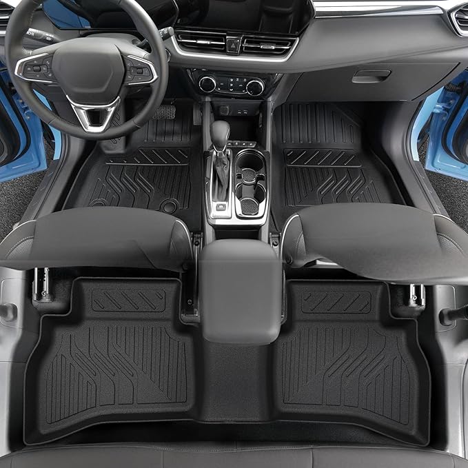 Floor Mats Set for Chevy Trailblazer AWD 2026 2025-2021 Accessories, Full