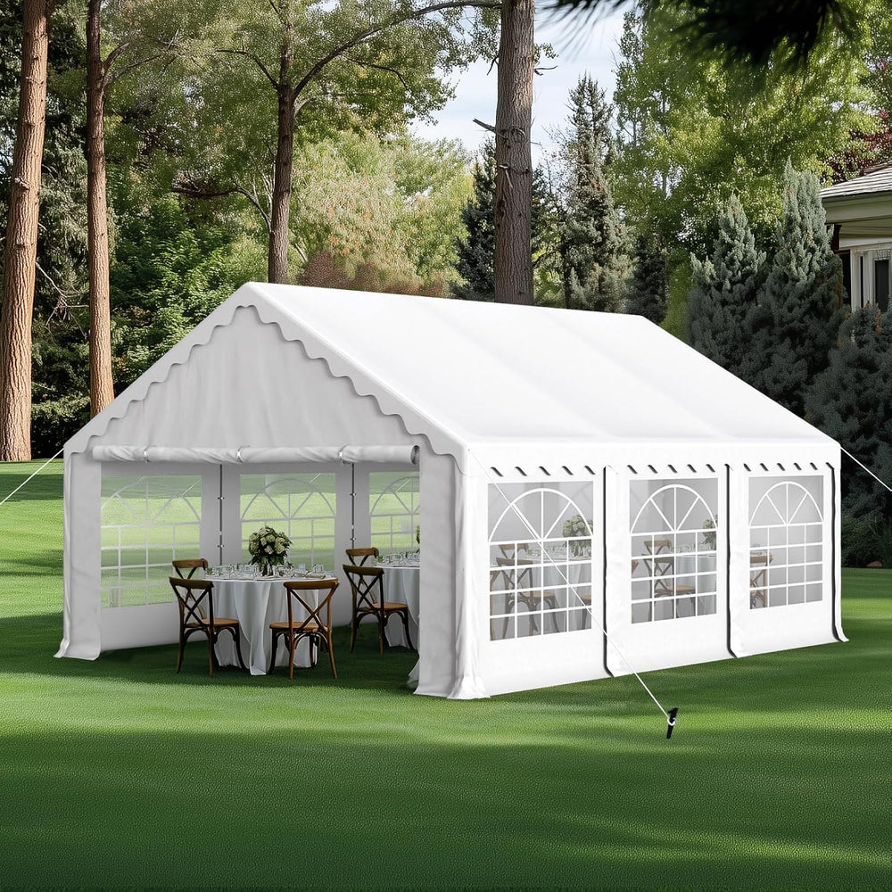 16x20 ft Party Tent Heavy Duty, Outdoor Wedding Commercial Tent