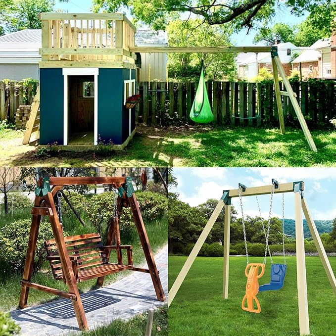 BETOOLL A-Frame 2 Brackets Swing Set Bracket