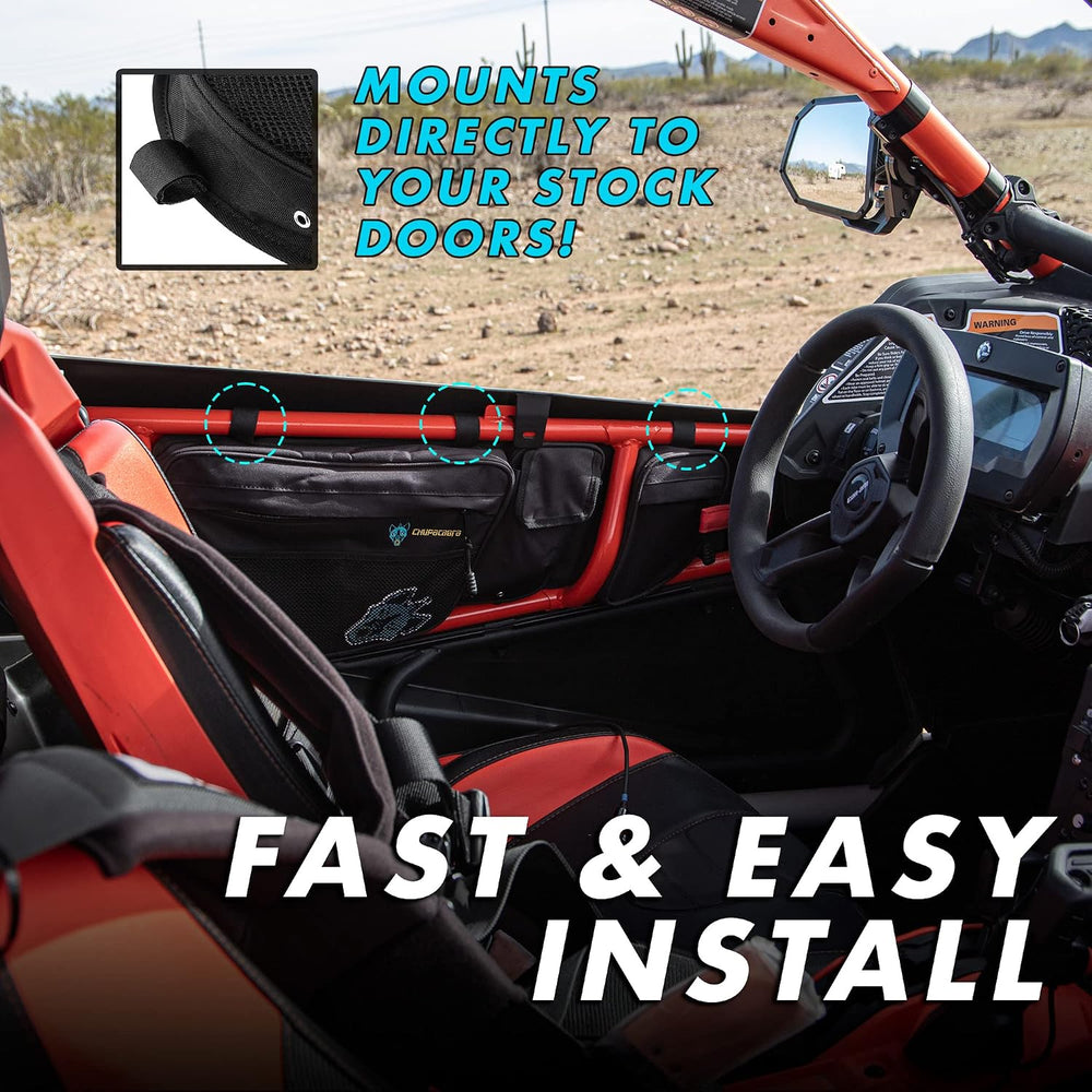Chupacabra Offroad X3 Front Door Bags - Maverick X3 MAX Turbo R X DS RS RR XM...