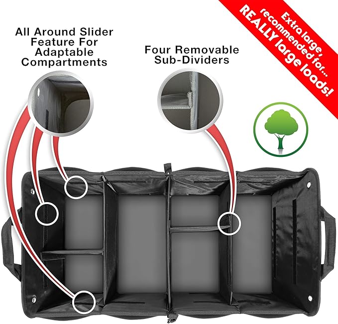 TRUNKCRATEPRO XL Premium SUV, Car Trunk Organizer