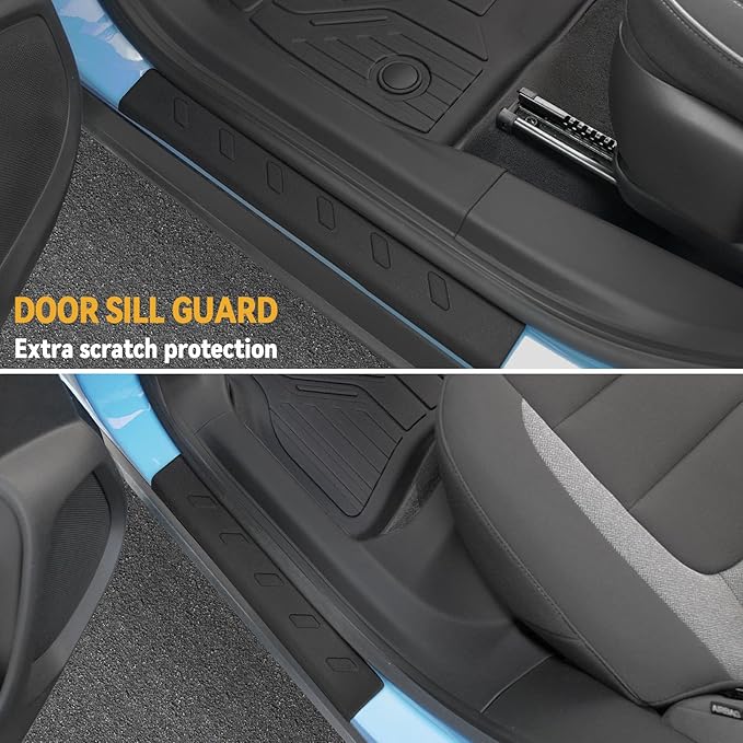 Floor Mats Set for Chevy Trailblazer AWD 2026 2025-2021 Accessories, Full