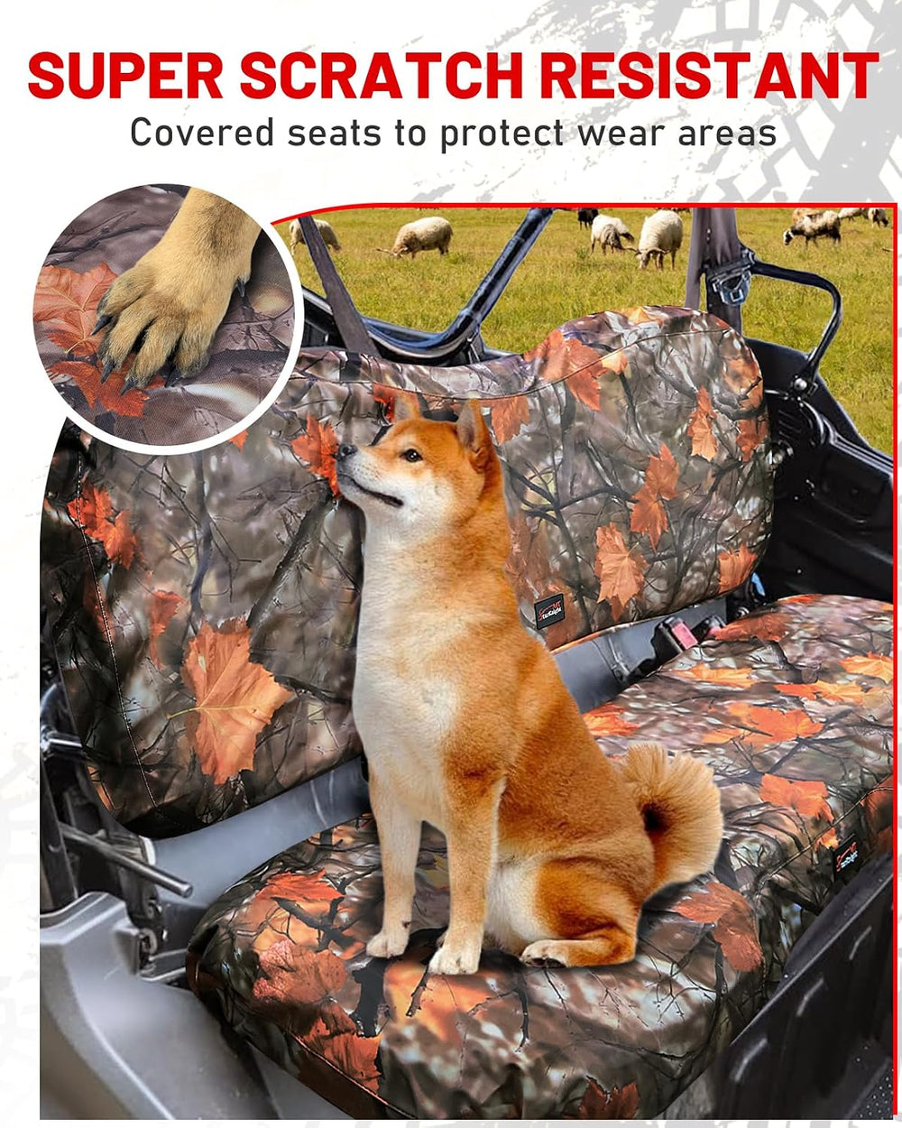 StarknightMT UTV Pioneer Seat Covers Compatible with 2016-2025 Pioneer 1000 1...