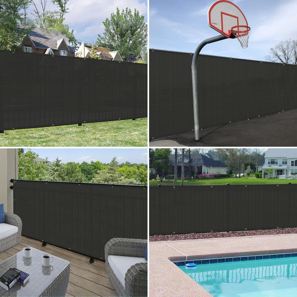 Windscreen4less 4' x 50' Privacy Fence Screen Heavy Duty Windscreen F...