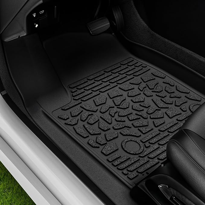 AUTOSAVER88 Floor Mats Fit for Toyota Tacoma Double Cab 2023-2018, Custom Fit
