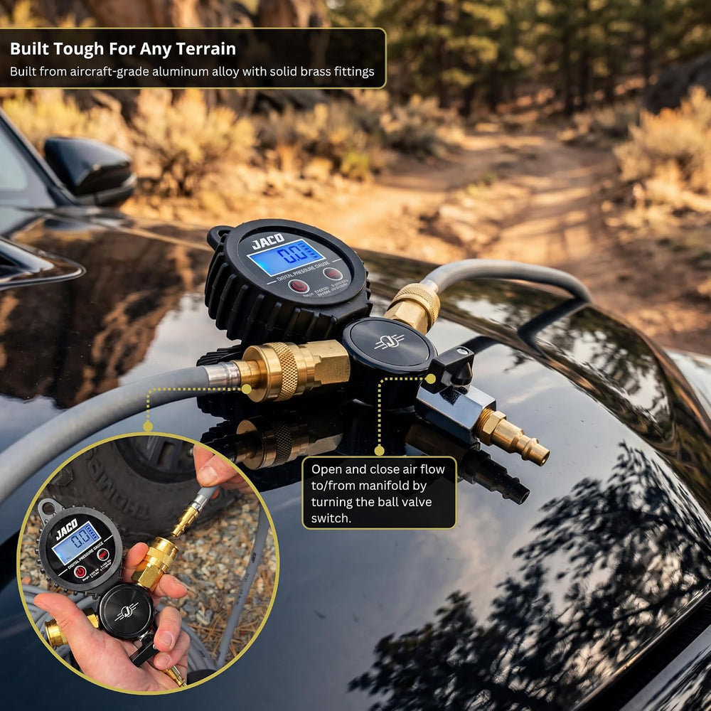 JACO Rapid 4-Tire Inflation/Deflation System with Lightning Air Chucks