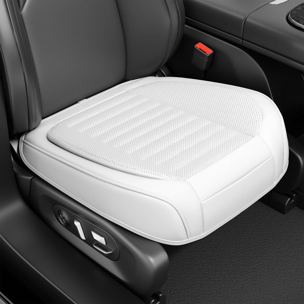 2 Pack Car Bottom Seat Cover, Luxury Leather Front Seat Covers, Breathable an...