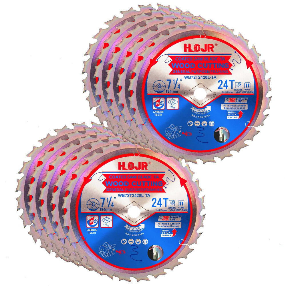 10-piece Set, with Heat-Resistant Adhesive Coating on the Cutting Edge, Suita...